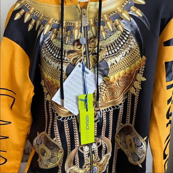 Versace jeans hoodie with zipper - Picture 2 of 2